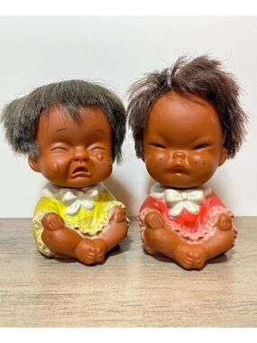 Vintage Moody Rubber Dolls Made in Japan